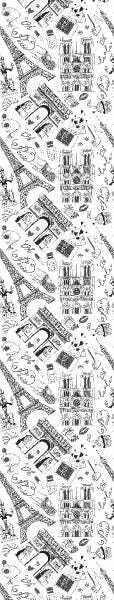 Papel De Parede Adesivo Lavável Torre Eiffel 9m - 7