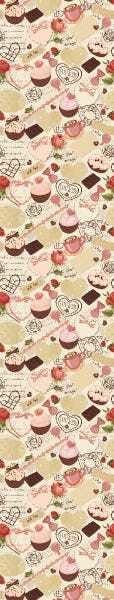 Papel De Parede Adesivo Lavável Cupcake 9m - 7