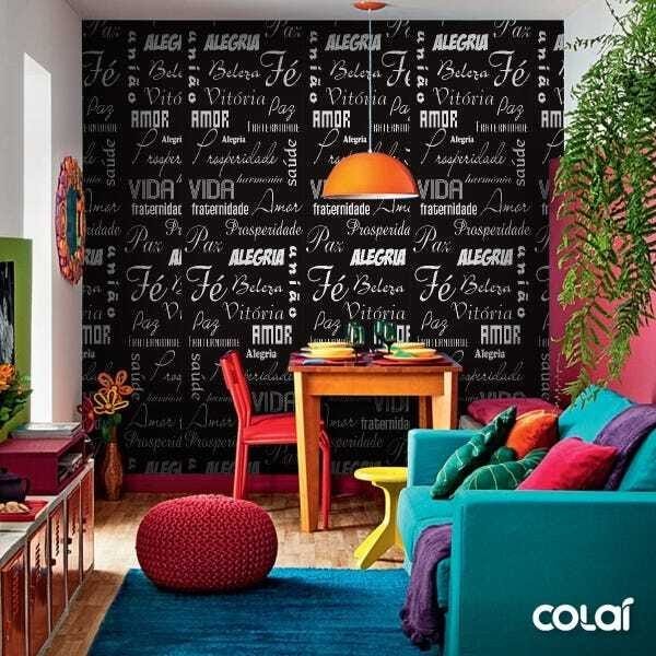 Papel De Parede Adesivo Lavável Fé E Vitóra 6m - 5