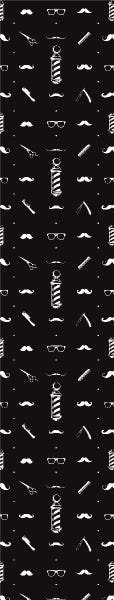 Papel De Parede Lavável Barbeiro Preto E Branco 6m - 7