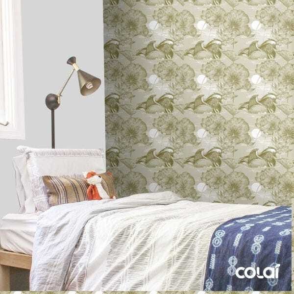 Papel De Parede Adesivo Lavável Lago Vintage 6m - 3