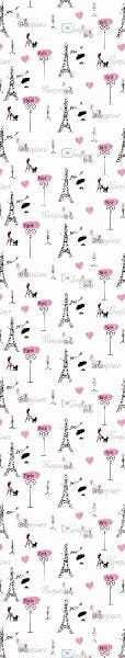 Papel De Parede Adesivo Lavável Paris Delicado 6m - 7