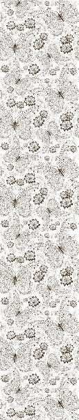 Papel De Parede Adesivo Lavável Borboletas Retrô 6m - 7