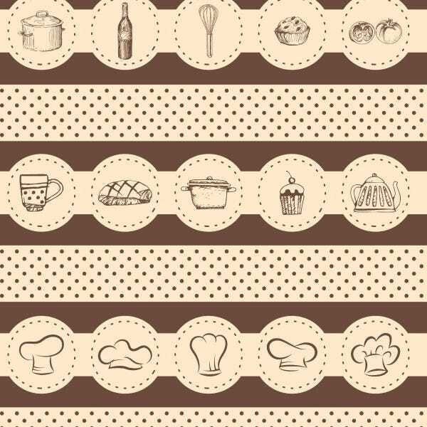 Papel De Parede Adesivo Lavável Pães 6m - 1
