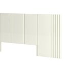 Ver imagem 3 de Cabeceira de Madeira para Cama Box Casal 300cm 100% MDF TW185 Off White - Dalla Costa