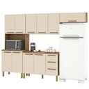 Ver imagem 1 de Cozinha Clarice Paneleiro Amêndoa Off White
