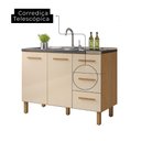 Ver imagem 2 de Cozinha Clarice Paneleiro Amêndoa Off White