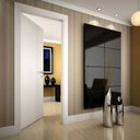 Ver imagem 1 de Kit Porta de Madeira para Drywall 210x70cm Lisa Primer Direita Moldufama