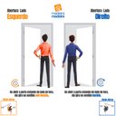 Ver imagem 4 de Kit Porta de Madeira para Drywall 210x70cm Lisa Primer Direita Moldufama