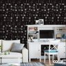 Papel De Parede Lavável Talheres Com Fundo Preto 12m - 2