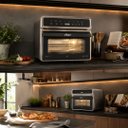 Ver imagem 2 de Forno e Air Fryer Oster Digital Pro 8 em 1 25 Litros Inox OFOR270-127 110V