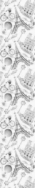 Papel De Parede Adesivo Lavável Paris Old School 12m - 7