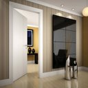 Ver imagem 1 de Kit Porta de Madeira para Drywall 210x80cm Lisa Primer Direita Moldufama