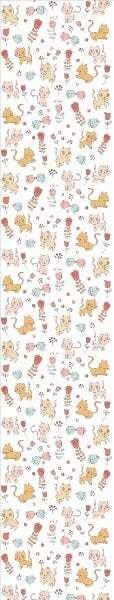 Papel De Parede Adesivo Lavável Animais Felizes 12m - 7