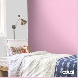 Papel De Parede Lavável Rosa Bebê Liso 15m - 3