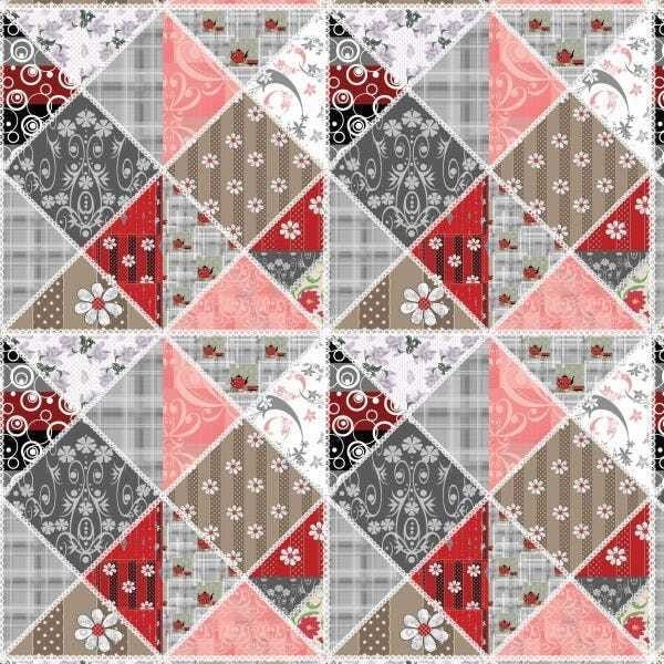 Papel De Parede Adesivo Lavável Mosaico Retrô 15m - 1