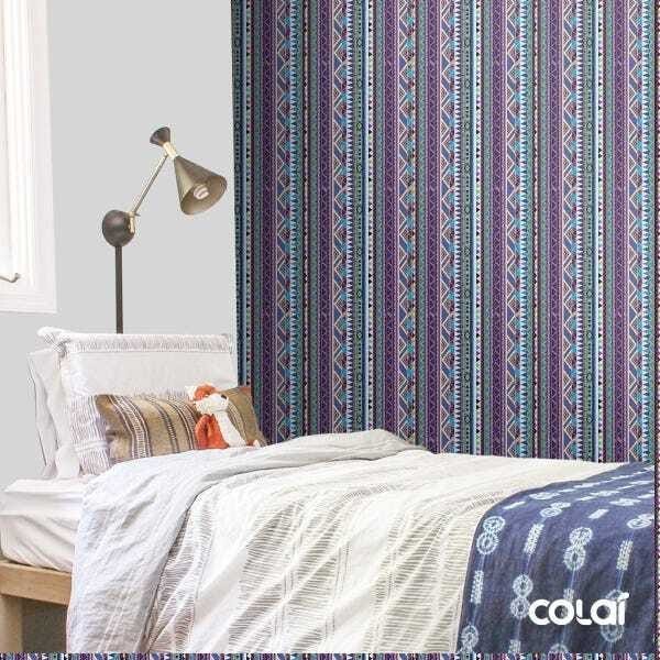Papel De Parede Adesivo Lavável Hippie 18m - 3