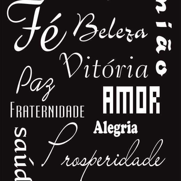 Papel De Parede Adesivo Lavável Fé E Vitóra 15m - 1