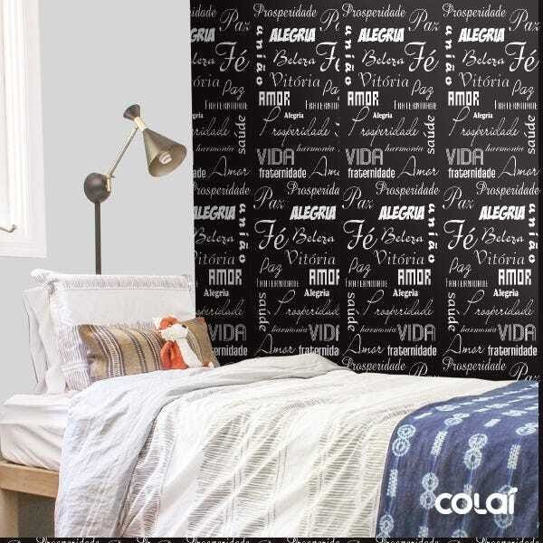 Papel De Parede Adesivo Lavável Fé E Vitóra 15m - 3