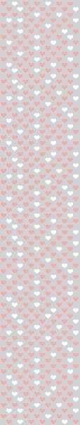 Papel De Parede Adesivo Lavável Coraçoes Rosa E Branco 15m - 7