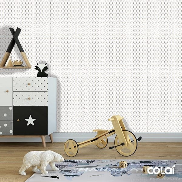 Papel De Parede Adesivo Lavável Abstrato Fundo Claro 3m - 3