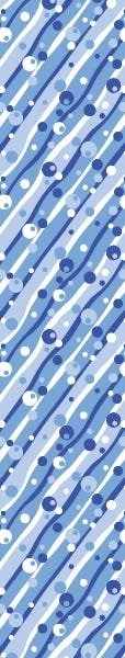 Papel De Parede Adesivo Lavável Bolhas Azuis 18m - 6