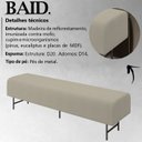 Ver imagem 3 de Puff Recamier 143 cm Pes Metal Baid Veludo SL 940 Peer