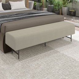 Puff Recamier 143 cm Pes Metal Baid Veludo SL 940 Peer - 6