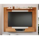 Ver imagem 1 de Painel Quarto P/ Tv até 70 Pol Santiago C/ 2 Portas 180x135cm Cinamomo/off White - Permóbili