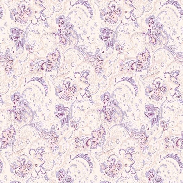 Papel De Parede Adesivo Lavável Abstrato Roxo 12m - 1