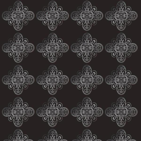 Papel De Parede Adesivo Lavável Abstrato Fundo Preto 12m - 1