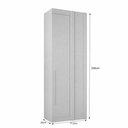 Ver imagem 2 de Módulo Canto Reto Áurea 1 Porta de Bater MDF Branco Arbo Design