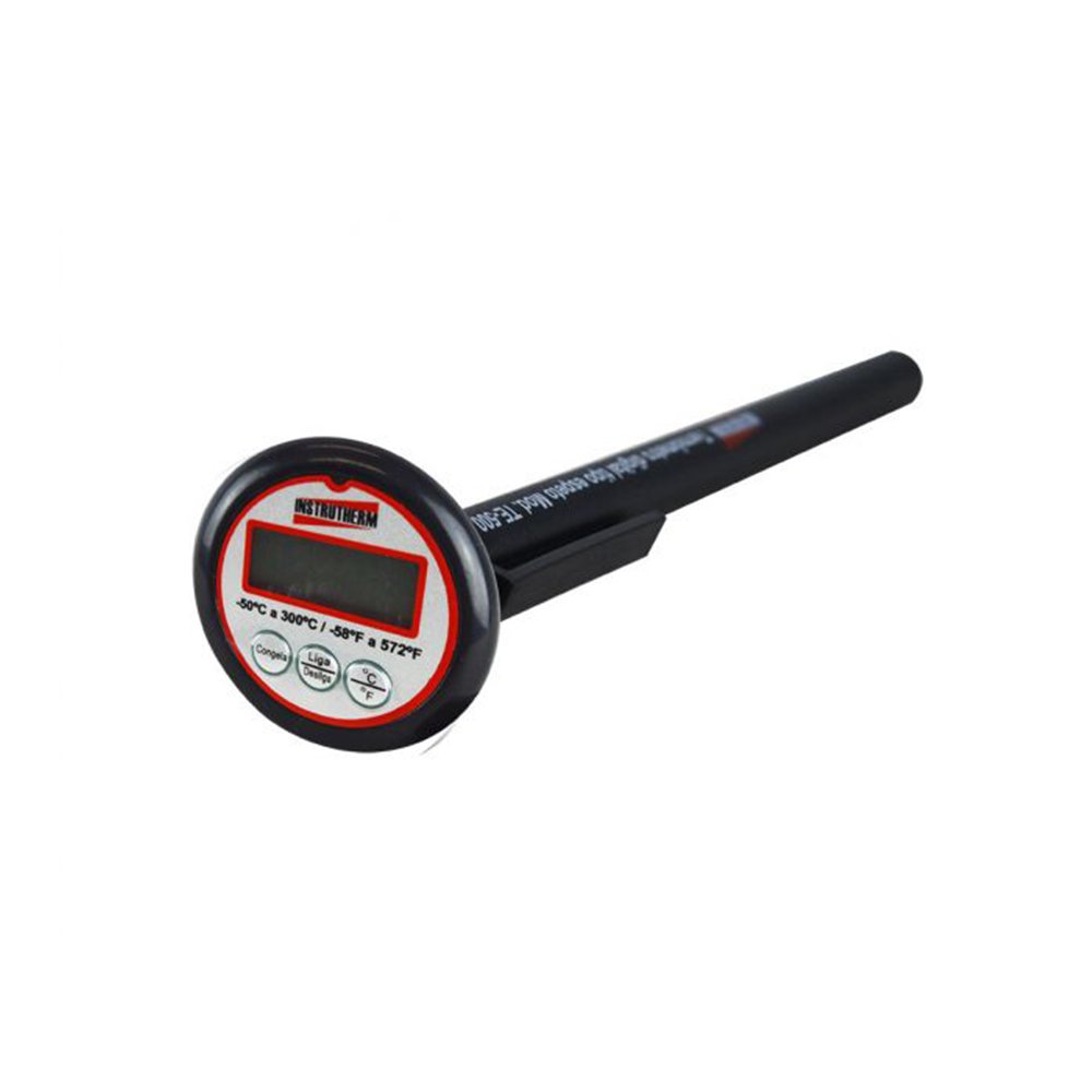Kit 10 Termômetro Digital Faixa -50 A 300°c Temperatura Contato A Prova D'água Tipo Espeto Te-500 Po - 2