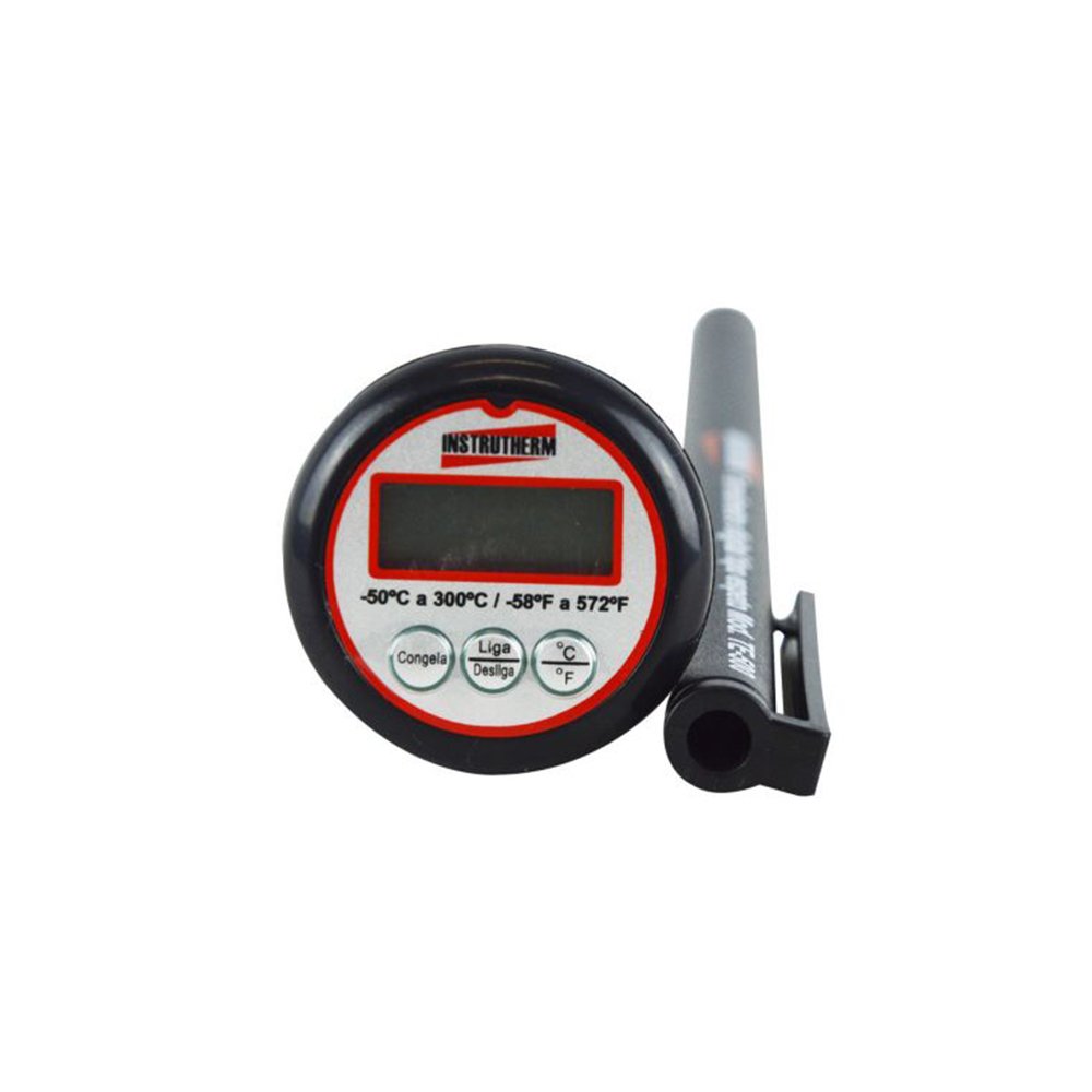 Kit 10 Termômetro Digital Faixa -50 A 300°c Temperatura Contato A Prova D'água Tipo Espeto Te-500 Po - 3