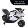 Mini Moto Motinha Elétrica Infantil Bateria 6v Triciclo Criança Branca Brinqway Bw-232 Bw-232 Br Bra - 6