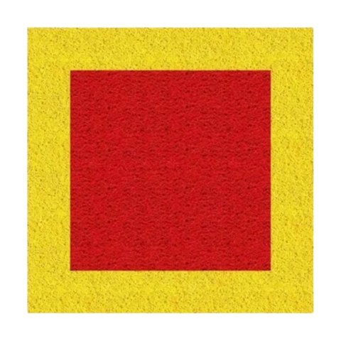 Tapete para Demarcação de Extintor Firekap 1m x 1m Kapazi