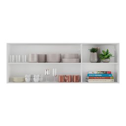 Armário de Cozinha Aéreo 150cm 2 Portas Veneza Multimóveis V3741 Branco - 4