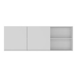 Armário de Cozinha Aéreo 150cm 2 Portas Veneza Multimóveis V3741 Branco - 5