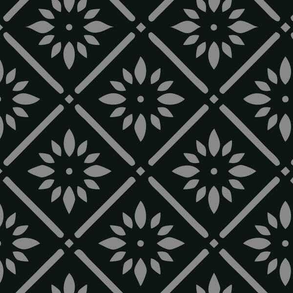Papel De Parede Adesivo Lavável Abstrato Negro 18m - 1