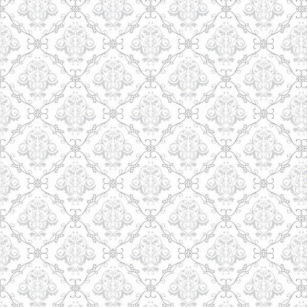 Papel De Parede Lavável Abstrato Cinza E Branco 18m - 1