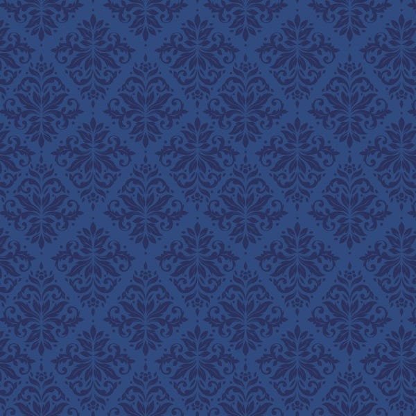 Papel De Parede Adesivo Lavável Abstrato Azul Escuro 15m - 1