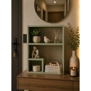 Ver imagem 5 de Prateleira Elegance Suspensa em Mdf Decorativa Sala Banheiro Verde