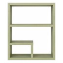 Ver imagem 1 de Prateleira Elegance Suspensa em Mdf Decorativa Sala Banheiro Verde