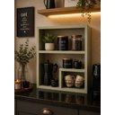 Ver imagem 3 de Prateleira Elegance Suspensa em Mdf Decorativa Sala Banheiro Verde
