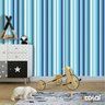 Papel De Parede Adesivo Lavável Listrado Vertical Azul 15m - 6