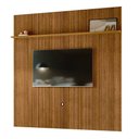 Ver imagem 1 de Painel Ripado Piso-teto 238cm X 244,5cm para Tv até 75 Polegadas New Guaporé Madetec:cumaru