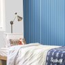 Papel De Parede Adesivo Lavável Listrado Azul Escuro 15m - 3