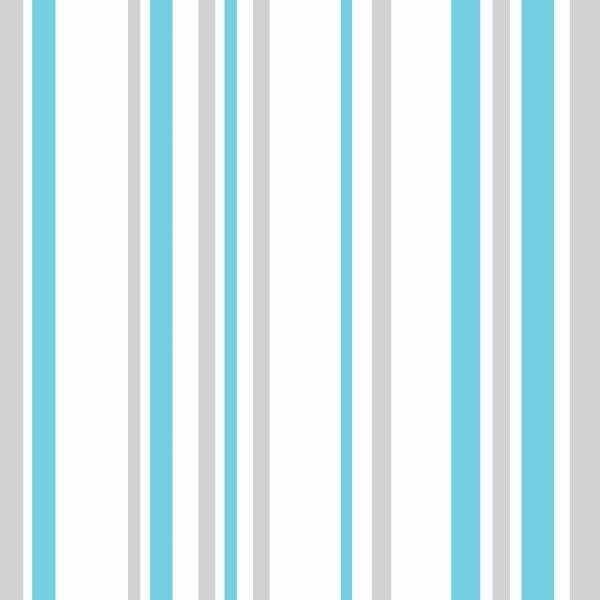 Papel De Parede Lavável Listrado Cinza E Azul Claro 15m - 1