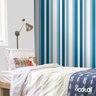 Papel De Parede Adesivo Lavável Listrado Azul Turquesa 15m - 3