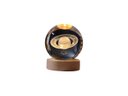 Ver imagem 1 de Luminária Abajur Usb Enfeite Decorativo Esfera de Vidro 3d com Led Planetário Quarto:saturno